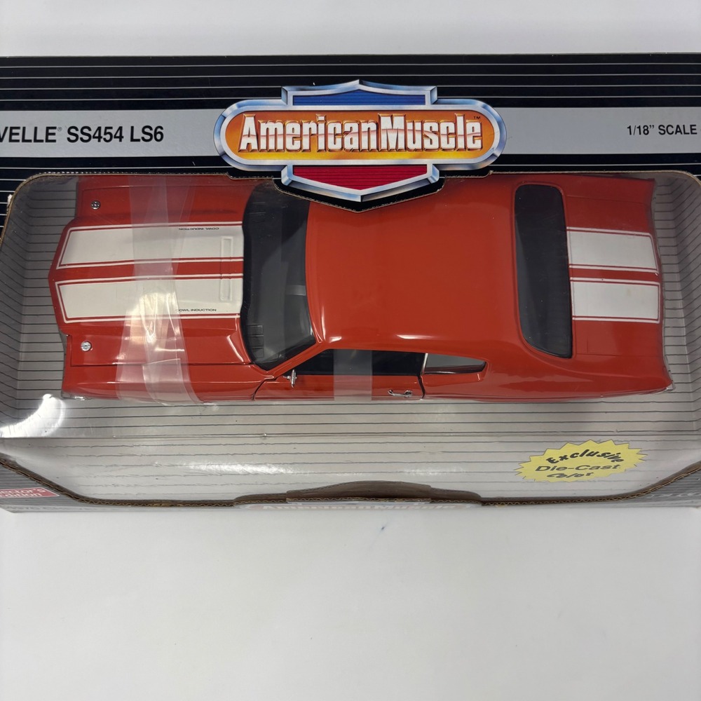 1970 Chevrolet Chevelle SS454 LS6 Orange Exclusive Color 1:18 ERTL Diecast - Picture 9 of 14